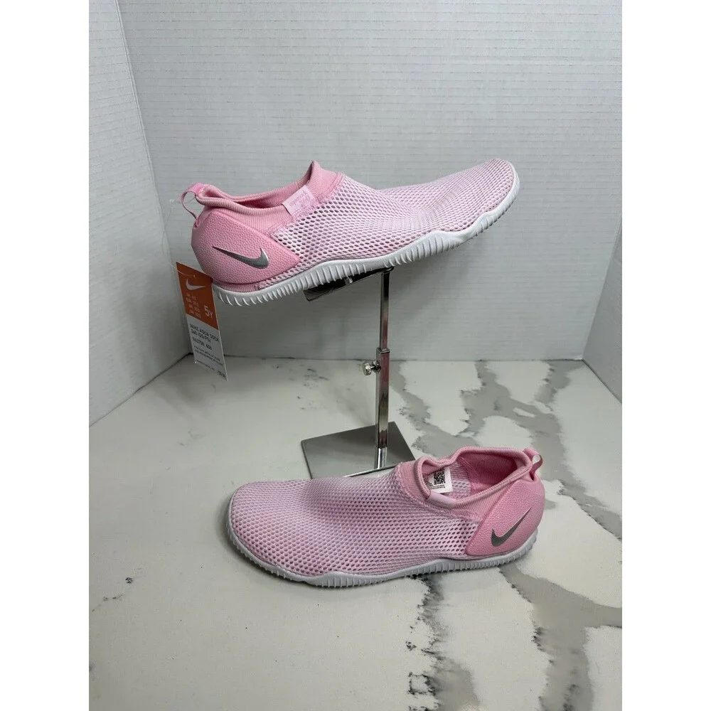 Nike Aqua Sock 360 GS 'Pink Foam' 943758-606 Shoes 5Y Fits Like A 6Y Women’s 7